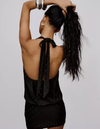 Mini-robe à pois