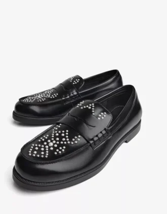 Mocassins à languette avec détail – Chaussures élégantes – Homme
