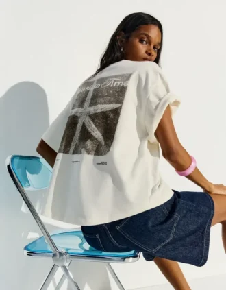 Oversize T-shirt imprimé