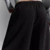 Pantalon bouffant en peluche avec cordons – Pantalons – Femmes