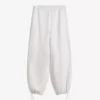 Pantalon bouffant en peluche avec cordons – Pantalons – Femmes