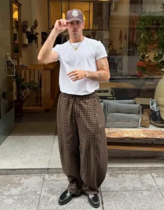 Pantalon de Jogger à carreaux