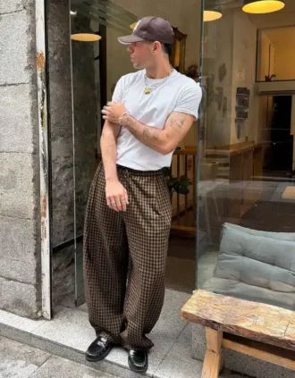 Pantalon de Jogger à carreaux