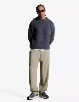 Pantalon de survêtement droit ajusté – Pantalons