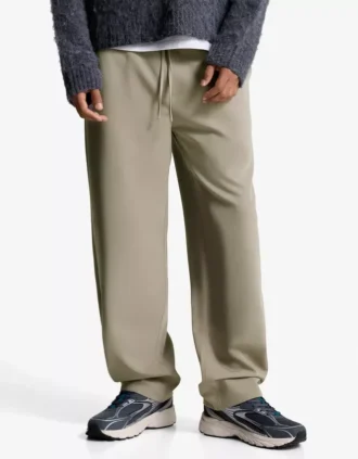 Pantalon de survêtement droit ajusté – Pantalons