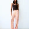 Pantalon en lin rayé Pantalon en lin rayé