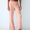 Pantalon en lin rayé Pantalon en lin rayé