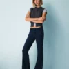 Pantalon évasé avec rabats de poches – Pantalon