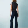 Pantalon évasé avec rabats de poches – Pantalon