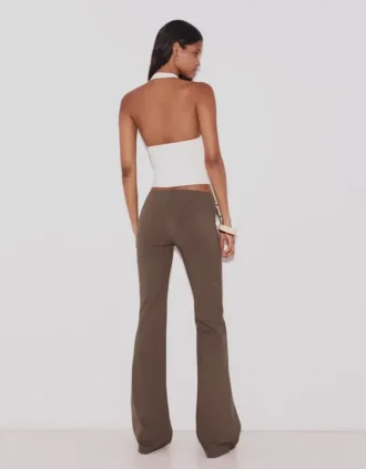 Pantalon évasé taille basse Pantalon évasé taille basse