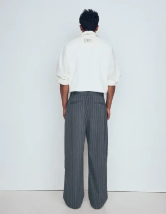 Pantalons baggy à doubles pinces