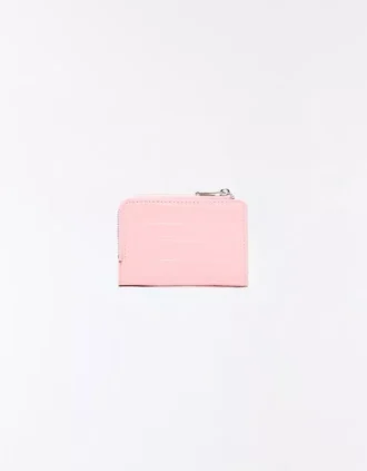 Pochette à imprimé animalier en simili-vernis gaufré