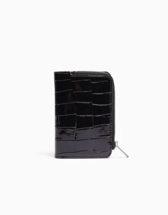 Pochette à imprimé animalier gaufré aspect verni – Accessoires