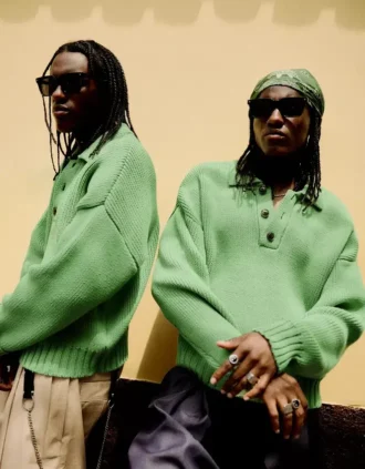 Polo ample à col