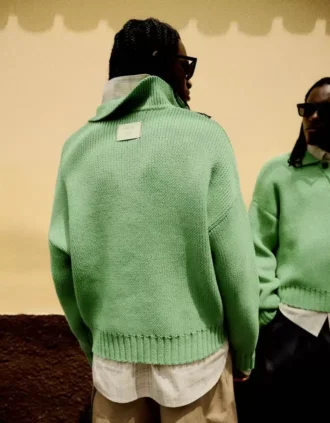 Polo ample à col