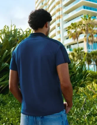 Polo à imprimé rétro – Bershka Lovers