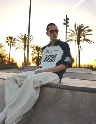 Polo à manches courtes Interlock Racing – Bershka Lovers