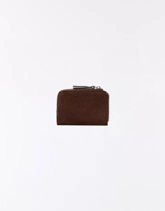 Portefeuille en simili-suède – Effet cuir