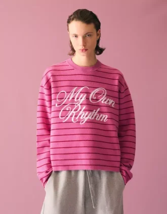 Pull à col rond rayé – Pulls et gilets – Homme