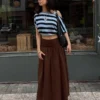 Pull rayé asymétrique – #Bershkastyle – Femme