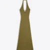 Robe midi à col licou Robe midi à col licou