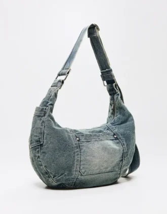 Sac à bandoulière en Denim – Accessoires – Homme