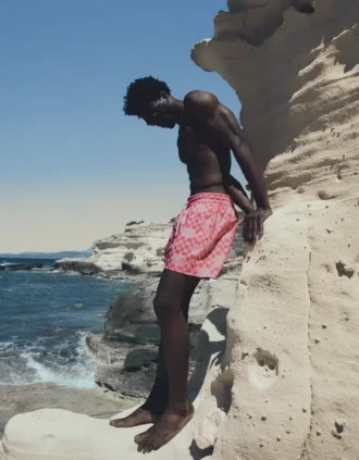 Short de bain imprimé à coupe ample – Accessoires