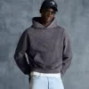 Sweat à capuche ample délavé – Sweats et hoodies