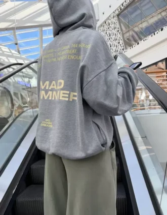 Sweat à capuche imprimé