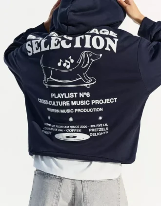 Sweat à capuche imprimé