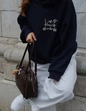 Sweat à capuche imprimé