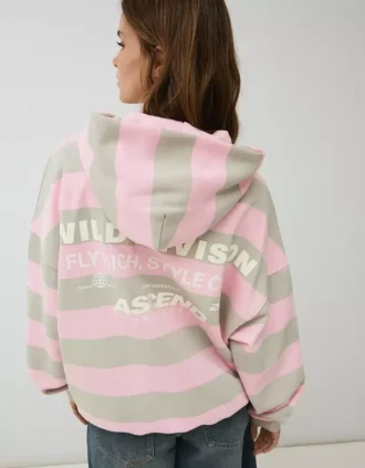 Sweat à capuche imprimé