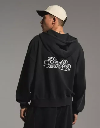 Sweat-shirt Fit à col zippé et imprimé – Sweats et hoodies – Homme