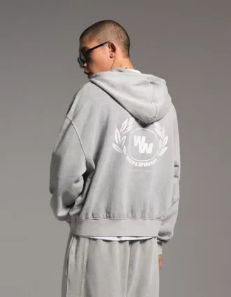 Sweat-shirt Fit à fermeture éclair avec imprimé – Sweats et hoodies