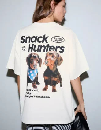 T-shirt à manches courtes avec imprimé