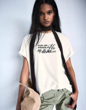 T-shirt à manches courtes avec imprimé Manuel Turizo – Femme