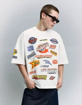 T-shirt à manches courtes imprimé – T-shirts et Polos