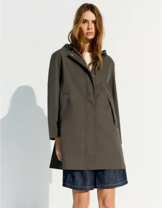 Trench à capuche imperméable et coupe-vent – Vestes et trenchs