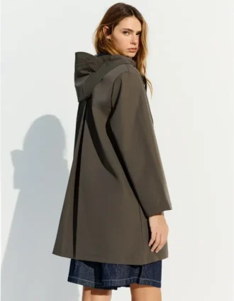 Trench à capuche imperméable et coupe-vent – Vestes et trenchs