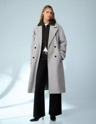 Trench-coat souple avec ceinture – Vestes et trenchs