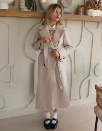 Trench-coat souple avec ceinture – Vestes et trenchs