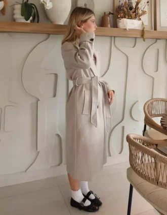 Trench-coat souple avec ceinture – Vestes et trenchs