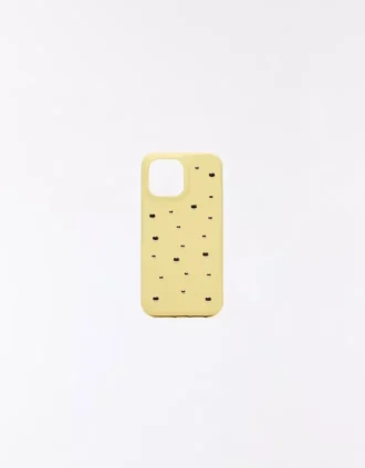 Étui de téléphone en Faux Leather clouté