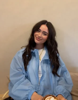 Veste à capuche en nylon déperlant