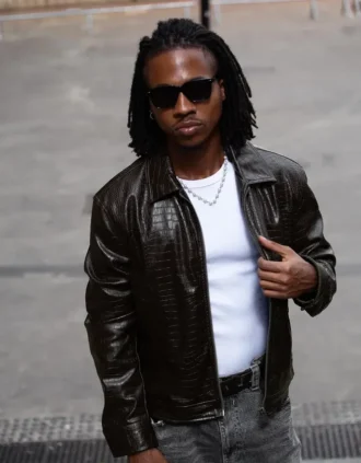 Veste en Faux Leather
