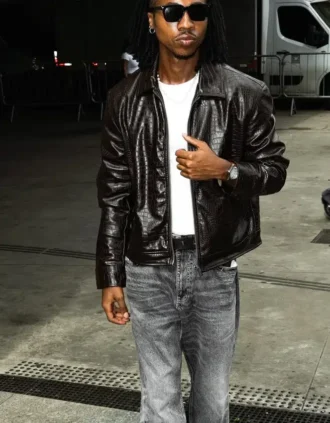 Veste en Faux Leather