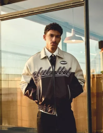 Veste en Faux Leather à blocs de couleur – Vestes Veste en Faux Leather à blocs de couleur – Vestes
