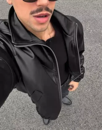 Veste en Faux Leather – Vestes