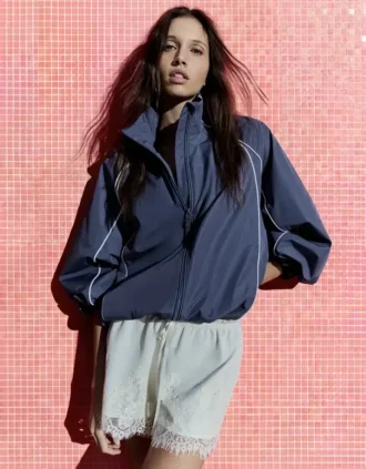Veste technique contrastée