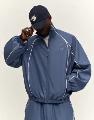 Veste technique contrastée